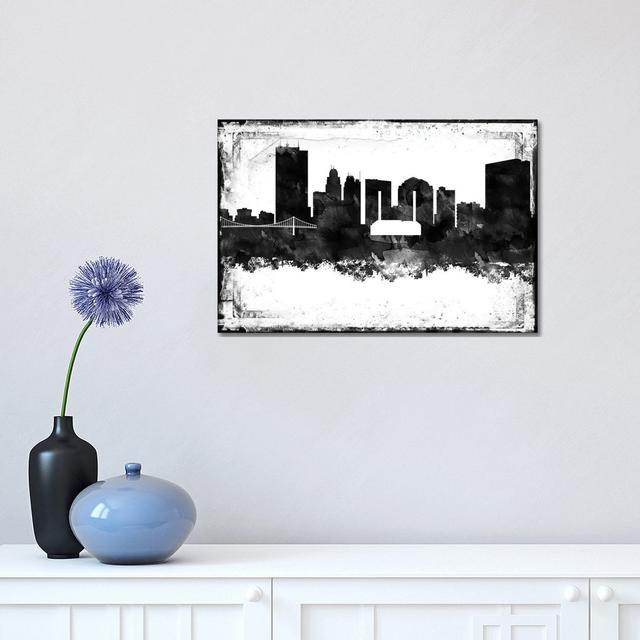 Toledo Black and White Film - Wrapped Canvas Graphic Art Latitude Run Size: 30.48cm H x 45.72cm W x 1.9cm D on Productcaster.