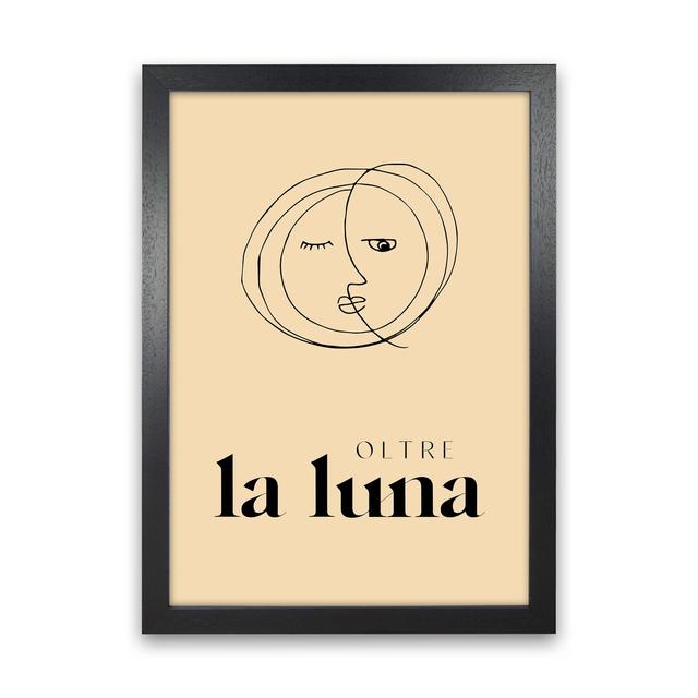 Oltre La Luna by Planeta444 - Graphic Art Print on Paper 17 Stories Frame Option: Black Framed, Size: 46cm H x 34cm W x 3cm D on Productcaster.