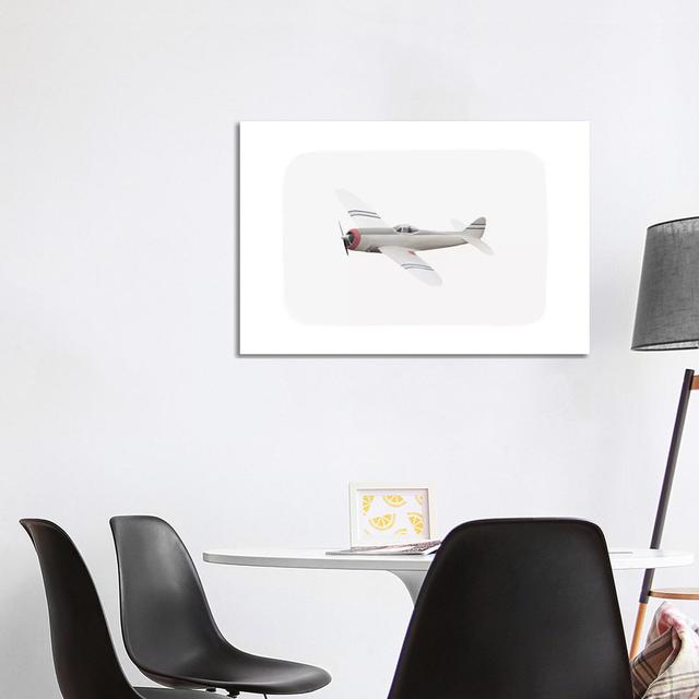 Vintage Plane II by Leah Straatsma - Wrapped Canvas Painting Williston Forge Size: 30.48cm H x 45.72cm W x 1.905cm D on Productcaster.