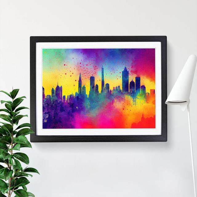 Skyscraper Skyline Splash Vol.5 Abstract - Single Picture Frame Print Latitude Run on Productcaster.