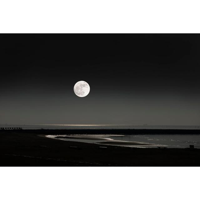 Full Moon by Kyoshino - Wrapped Canvas Art Prints 17 Stories Size: 60cm H x 90cm W on Productcaster.