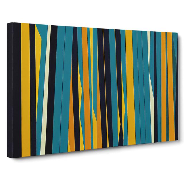 Intriguing Bamboo Forest - Wrapped Canvas Graphic Art Alpen Home Size: 35cm H x 50cm W on Productcaster.