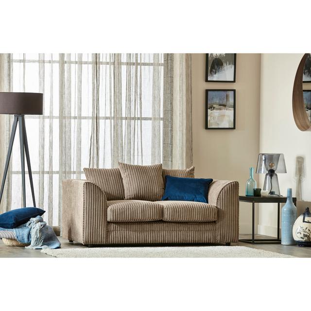 Simsbury 2 Piece Sofa Set Zipcode Design Upholstery Colour: Coffee on Productcaster.