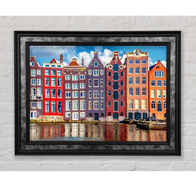 Tightly Packed Houses - Single Picture Frame Art Prints Bright Star Size: 21cm H x 42cm W x 8cm D on Productcaster.