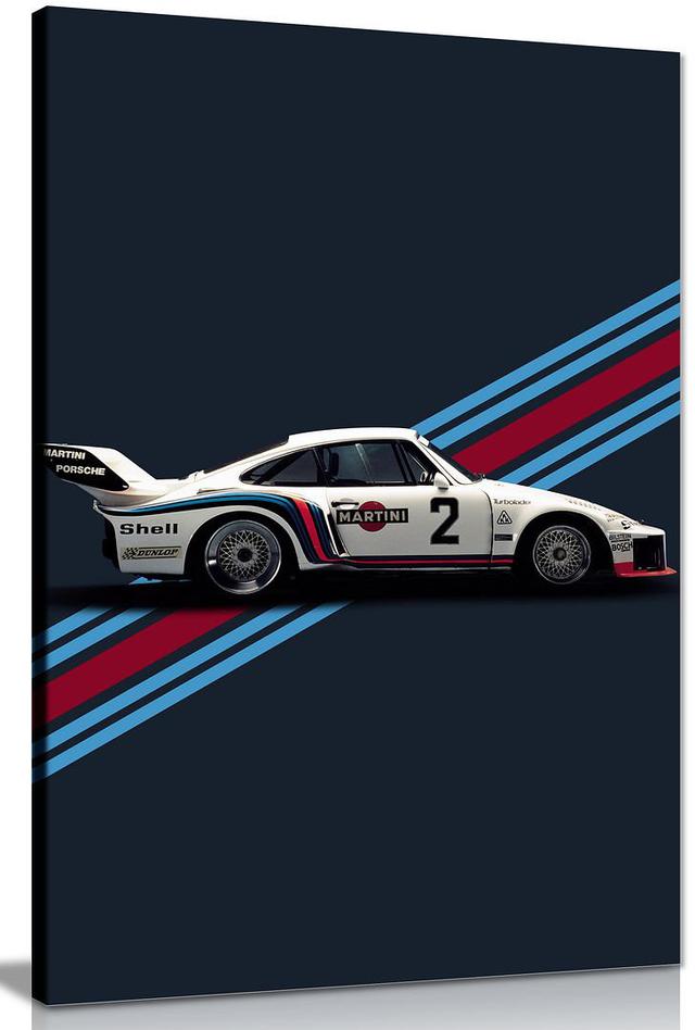 Porsche Mini Racing Le Mans - Wrapped Canvas Print Panther Print Size: 91cm H x 61cm W on Productcaster.