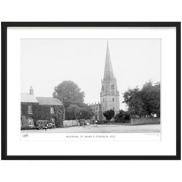 'Masham, St Marys Church 1927' - Picture Frame Photograph Print on Paper The Francis Frith Collection Size: 40cm H x 50cm W x 2.3cm D on Productcaster.