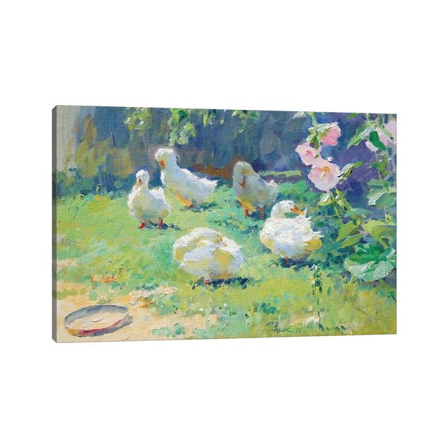 Heat by Igor Zhuk - Wrapped Canvas Painting August Grove Size: 45.72cm H x 66.04cm W x 1.91cm D on Productcaster.