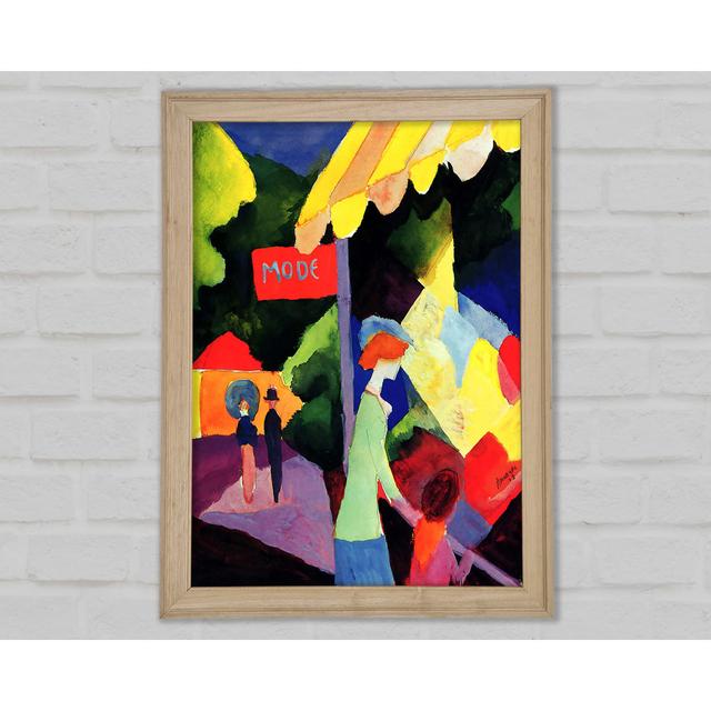 August Macke Fashion Window - Print Bright Star Size: 59.7cm H x 42cm W x 1.5cm D on Productcaster.