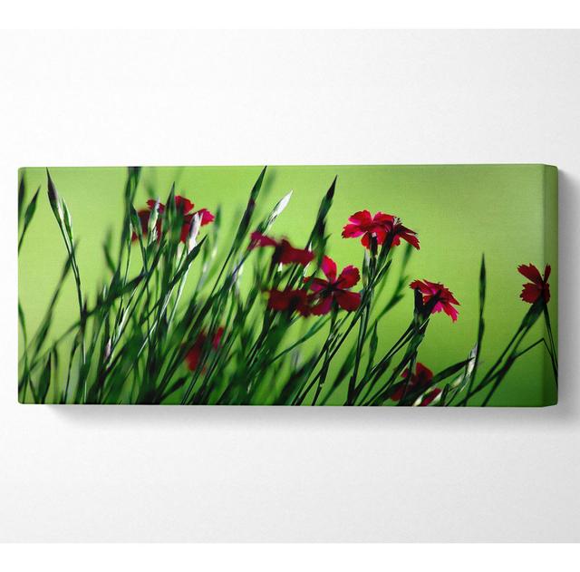 Small Field Flowers - Wrapped Canvas Art Prints Ebern Designs Size: 71cm H x 162.5cm W x 10cm D on Productcaster.