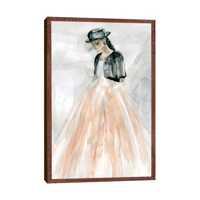 Fashion Forever by Carol Robinson - Painting on Canvas Ebern Designs Format: Classic Brown Wood Framed, Size: 66.04cm H x 45.72cm W x 3.81cm D on Productcaster.