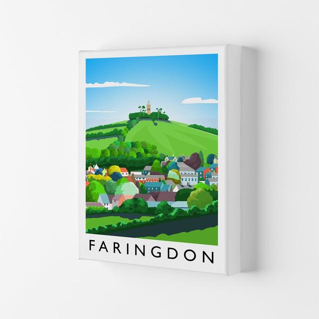 Faringdon Portrait by Richard O'Neill - Print Corrigan Studio Format: Wrapped Canvas, Size: 59.4cm H x 42cm W x 4cm D on Productcaster.