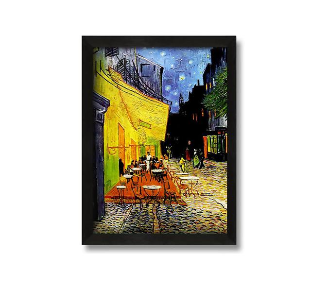 Cafe Terrace 2 by Van Gogh - Picture Frame Painting on Canvas Ophelia & Co. on Productcaster.