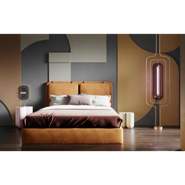 Bett Synergy Happy Barok Farbe: Hellbraun on Productcaster.