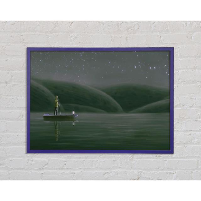 Paddling Through The River - Single Picture Frame Art Prints Longshore Tides Size: 21cm H x 29.7cm W x 2cm D on Productcaster.