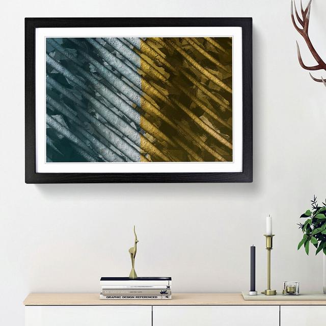 Meet in the Middle in Abstract - Picture Frame Painting Print on MDF East Urban Home Frame Option: Black Framed, Size: 48cm H x 65cm W x 2cm D on Productcaster.