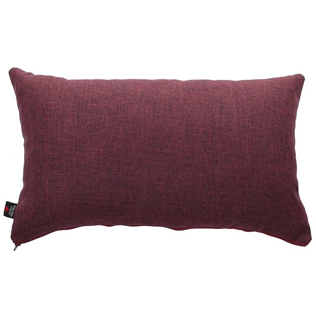 Alois Linen Cushion with filling Ebern Designs Colour: Wine/Plum on Productcaster.