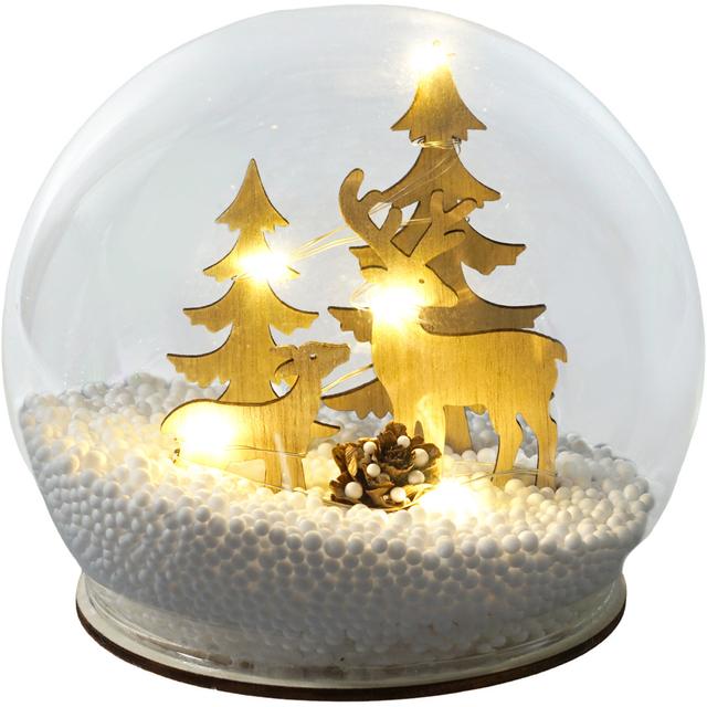 Brainerd Snow Globe with Reindeers The Seasonal Aisle on Productcaster.