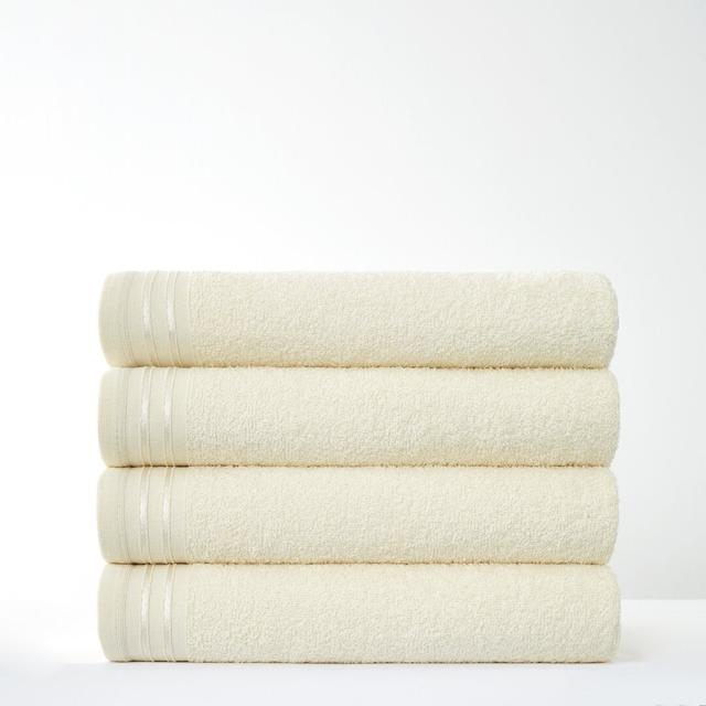 Ballajura Terrycloth Bath Towels - Set of 4 (Set of 4) Symple Stuff Colour: Cream on Productcaster.