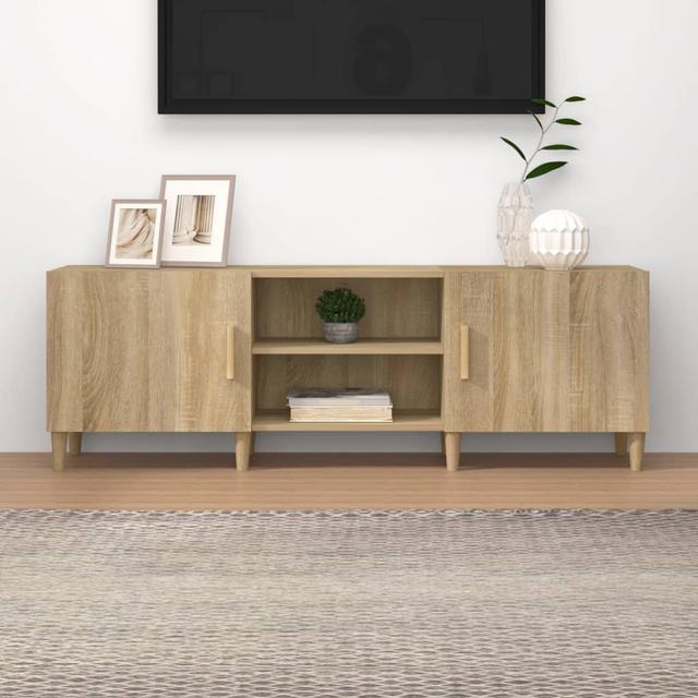 Kokko TV Stand for TVs up to 50" Latitude Run Colour: Oak on Productcaster.