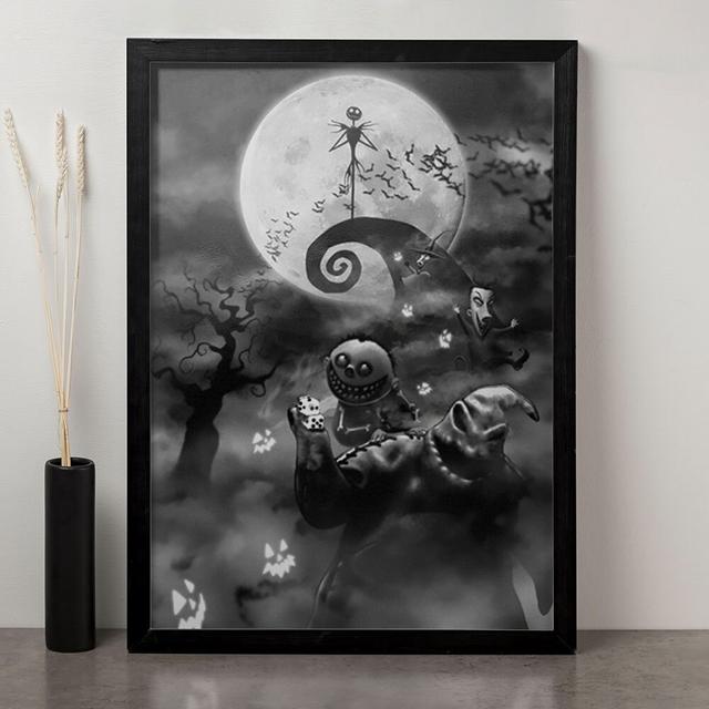 Nightmare Before Christmas Oogie Boogie Trouble - Picture Frame Graphic Art The Seasonal Aisle on Productcaster.