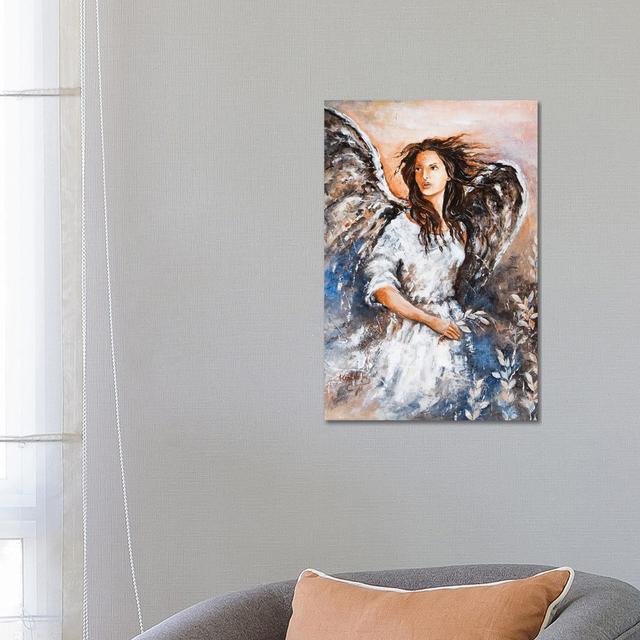 Modern Angel By Nastasiart - Wrapped Canvas Art Prints by Nastasiart - Wrapped Canvas Gallery-Wrapped Canvas Giclée ClassicLiving on Productcaster.