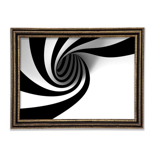 Hypnotic Whirlpool Framed Print Corrigan Studio Size: 29.1cm H x 42cm W on Productcaster.