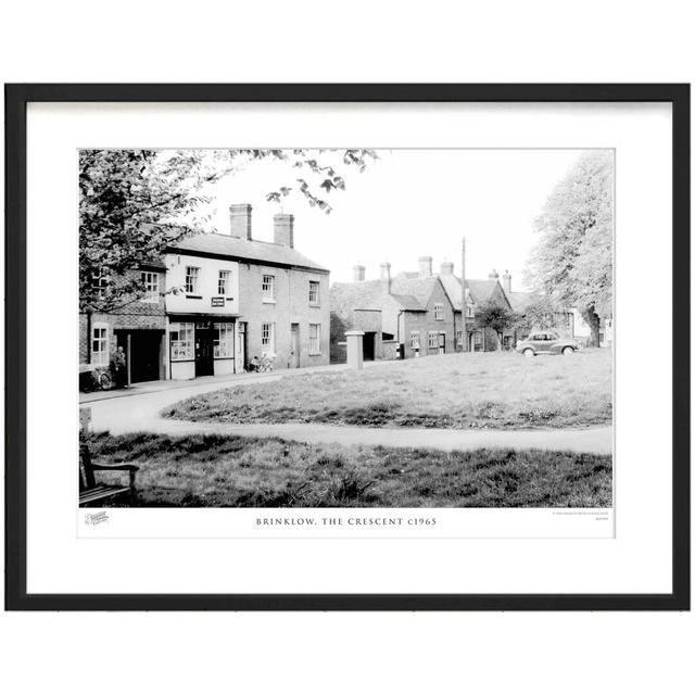 'Brinklow, the Crescent C1965' by Francis Frith - Picture Frame Photograph Print on Paper The Francis Frith Collection Size: 40cm H x 50cm W x 2.3cm D on Productcaster.