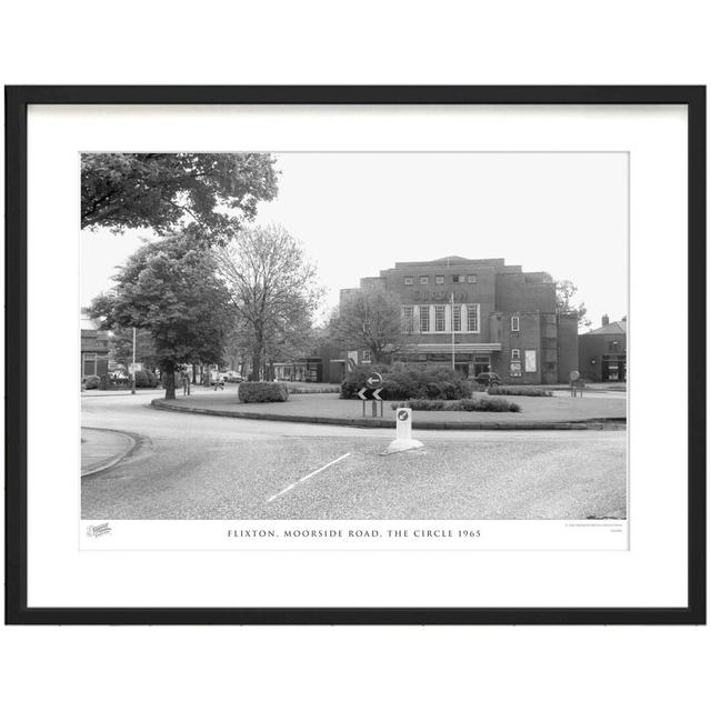 Flixton, Moorside Road, The Circle 1965 by Francis Frith - Single Picture Frame Print The Francis Frith Collection Size: 45cm H x 60cm W x 2.3cm D on Productcaster.