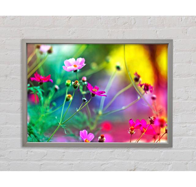 Amazing Wild Flowers - Single Picture Frame Art Prints on Canvas Ebern Designs Size: 59.1cm H x 84.1cm W x 3.3cm D on Productcaster.