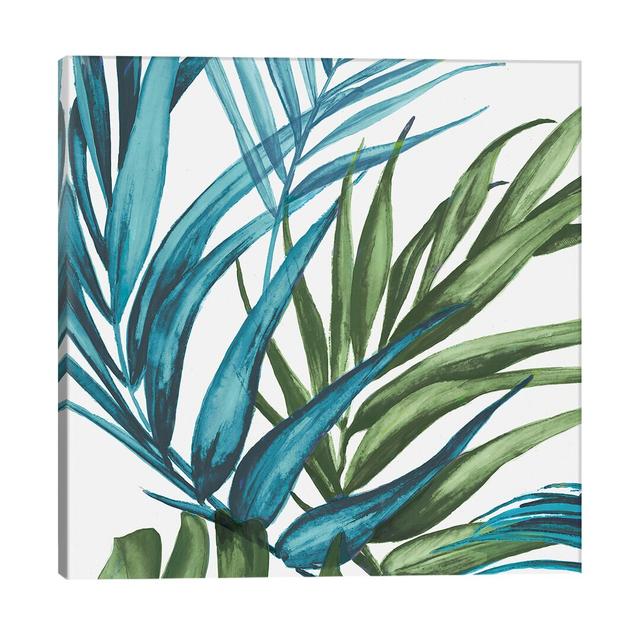 Palm Leaves II by Eva Watts - Painting on Canvas 17 Stories Frame Option: No Frame, Size: 66.04cm H x 66.04cm W x 1.91cm D on Productcaster.