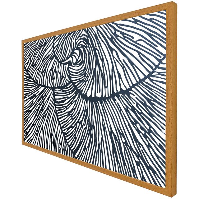 Biophilic Design With Natural Analogues Texture Picture Frame Metro Lane Size: 41cm H x 61cm W x 4cm D, Frame Option: Oak Framed on Productcaster.