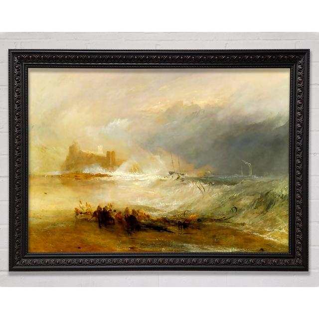 Küste von Northumberland von Joseph Mallord William Turner - Druck Bright Star Größe: 29,7 cm H x 42 cm B x 3 cm T on Productcaster.