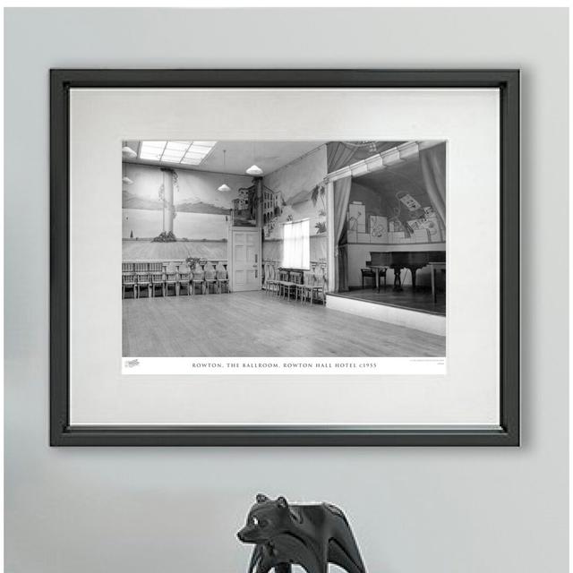 'Rowton, the Ballroom, Rowton Hall Hotel C1955' - Picture Frame Photograph Print on Paper The Francis Frith Collection Size: 28cm H x 36cm W x 2.3cm D on Productcaster.