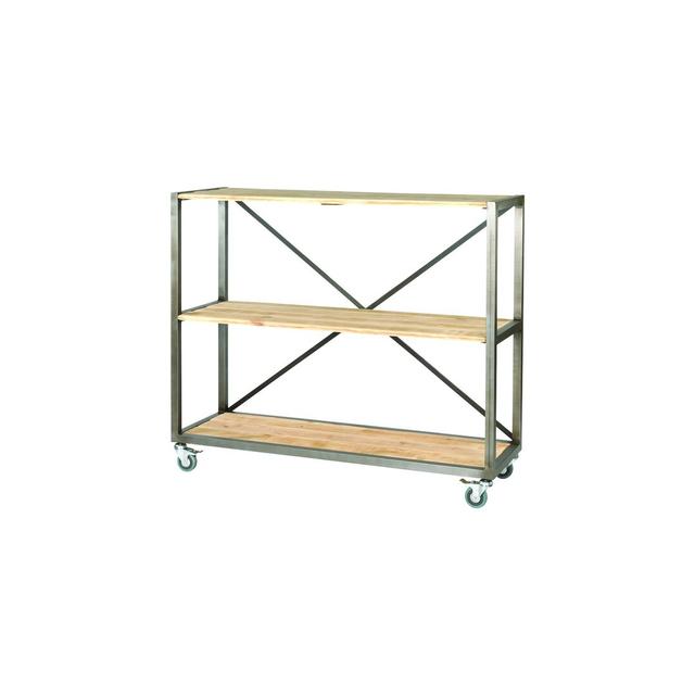 119cm W Metal Shelving Unit with Wheels Morplan on Productcaster.