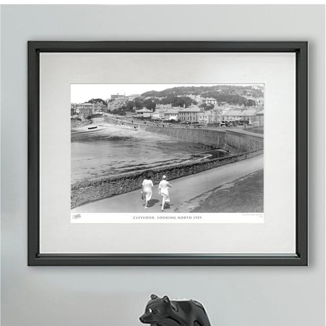 Clevedon, Looking North 1929 - Single Picture Frame Print The Francis Frith Collection Size: 60cm H X 80cm W x 2cm D on Productcaster.