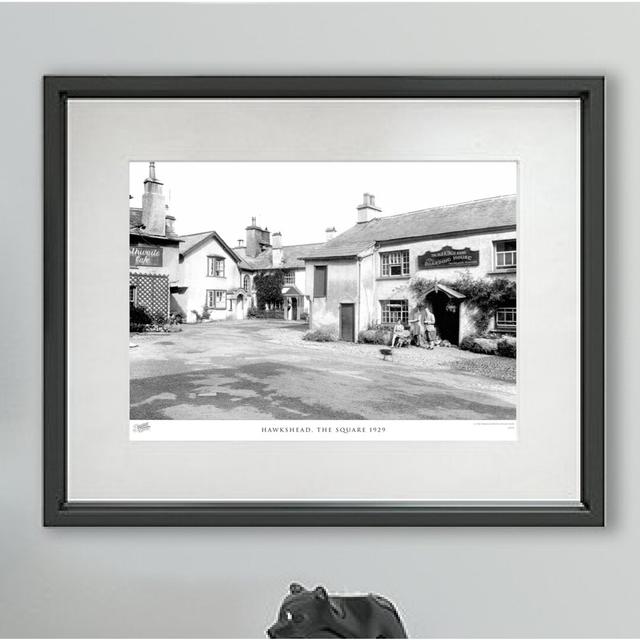 'Hawkshead, the Square 1929' by Francis Frith - Picture Frame Photograph Print on Paper The Francis Frith Collection Size: 40cm H x 50cm W x 2.3cm D on Productcaster.