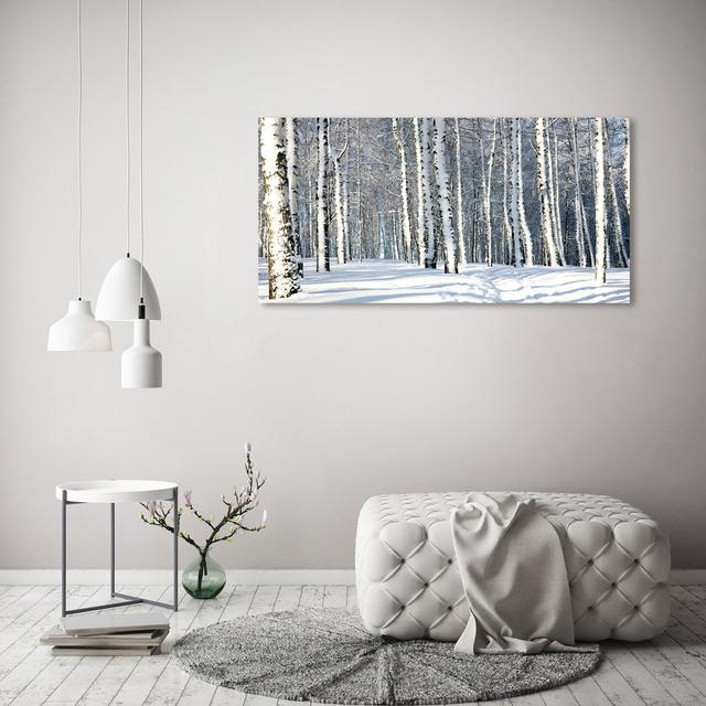 Winterwald - Kunstdrucke auf Leinwand - Wrapped Canvas Union Rustic on Productcaster.