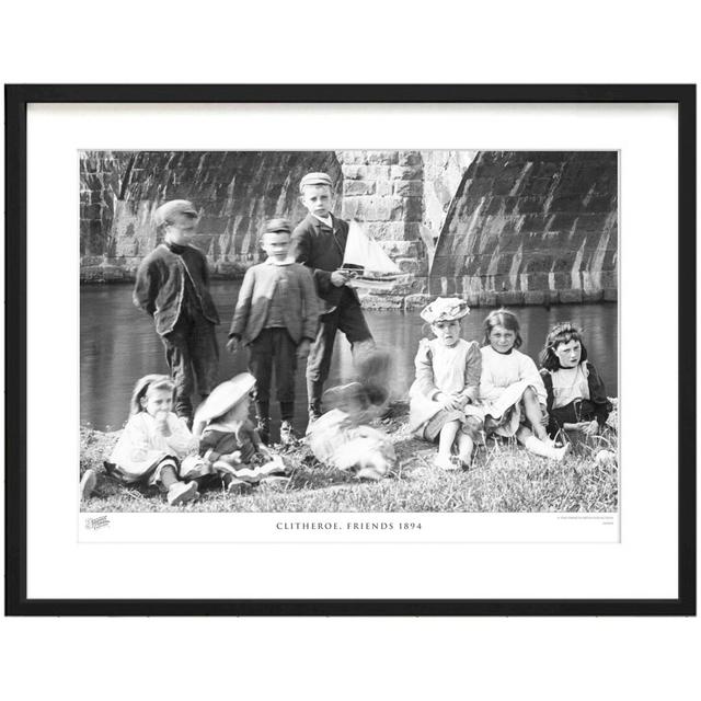 Clitheroe, Friends 1894 - Single Picture Frame Print The Francis Frith Collection Size: 60cm H x 80cm W x 2.3cm D on Productcaster.