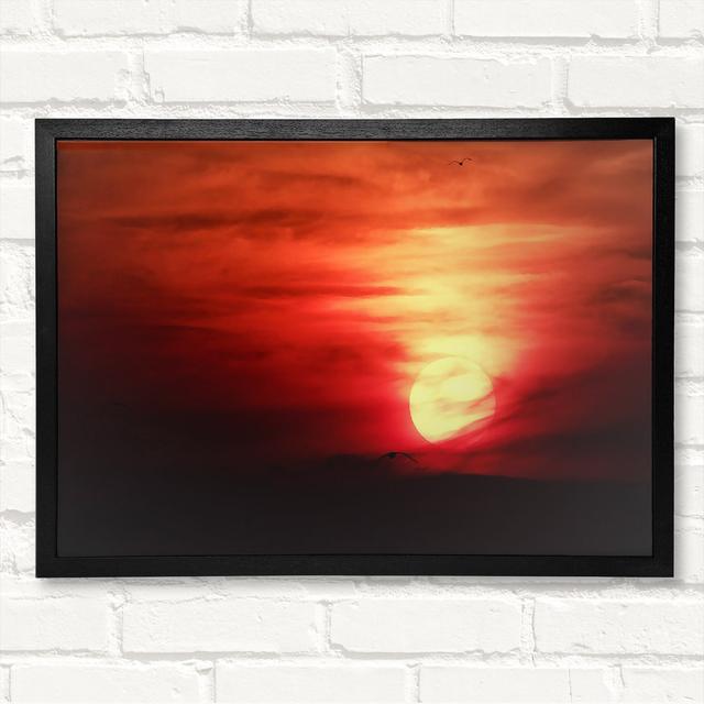 Journey To The Sun - Closed Corner Frame Art Prints on Wood Latitude Run Size: 59.7cm H x 84.1cm W on Productcaster.