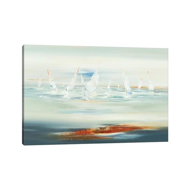 Float Away by Lisa Ridgers - Wrapped Canvas Gallery-Wrapped Canvas Giclée Breakwater Bay Size: 101.6cm H x 152.4cm W x 3.81cm D on Productcaster.