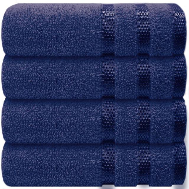 Michiharu Premium Hand Towel (Set of 4) 17 Stories Colour: Royal on Productcaster.