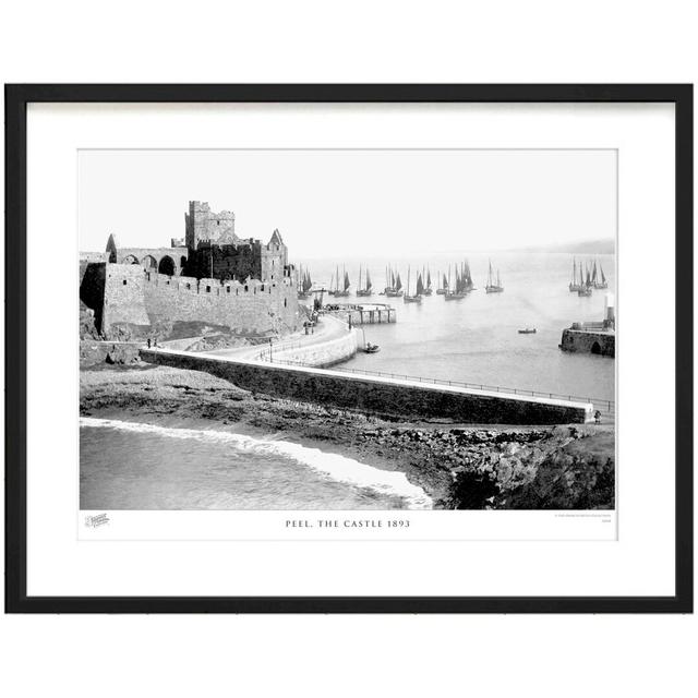 'Peel, the Castle 1893' by Francis Frith - Picture Frame Photograph Print on Paper The Francis Frith Collection Size: 45cm H x 60cm W x 2.3cm D on Productcaster.