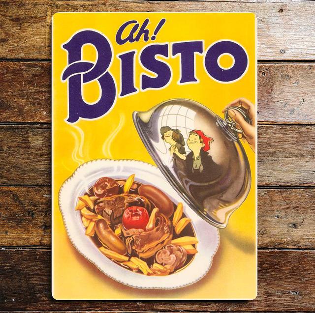 Ah Bisto Dish - Metal Advertising Wall Sign East Urban Home on Productcaster.