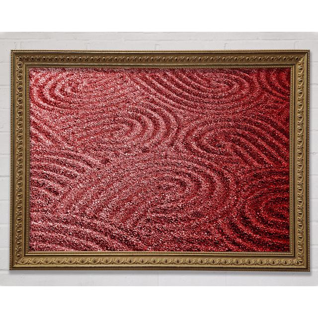 Red Sand Patterns - Print Ebern Designs Size: 84.1cm H x 118.9cm W x 3cm D on Productcaster.