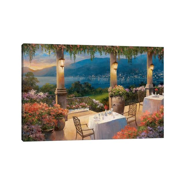 Amalfi Holiday II - Wrapped Canvas Painting Lark Manor Size: 45.72cm H x 66.04cm W x 3.81cm D on Productcaster.