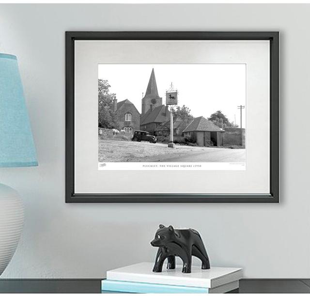 'Pluckley, the Village Square C1950' by Francis Frith - Picture Frame Photograph Print on Paper The Francis Frith Collection Size: 40cm H x 50cm W x 2 on Productcaster.