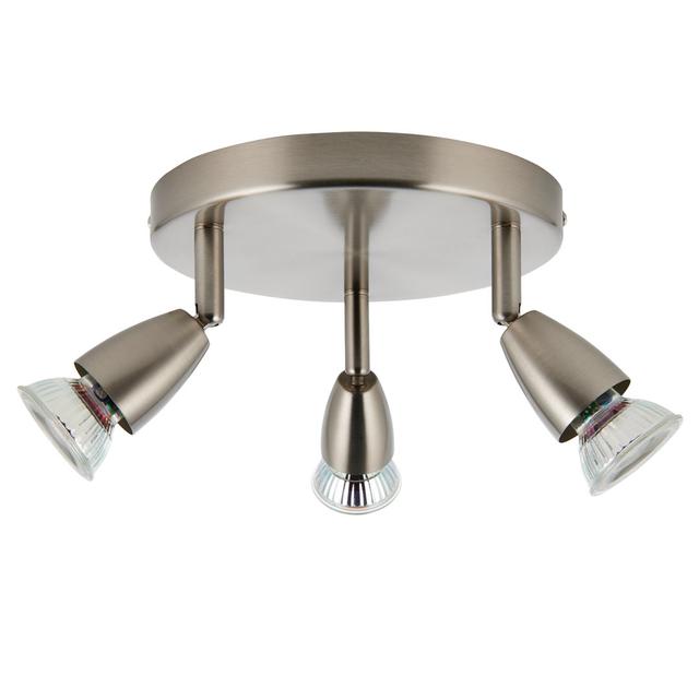 Eichler 3-Light 19cm Ceiling Spotlight Zipcode Design Finish: Satin Nickel on Productcaster.