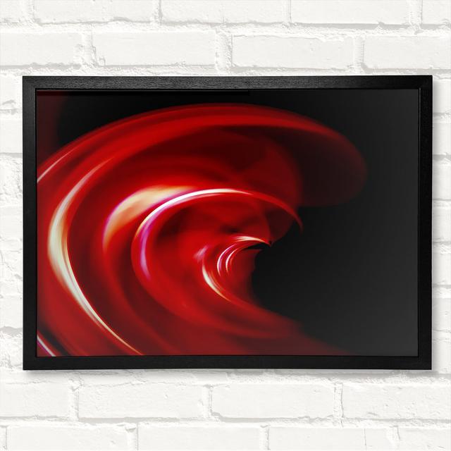 Gerahmtes Wandbild Red Galaxy Twist Perspections Größe: 42cm H x 59,7cm B on Productcaster.