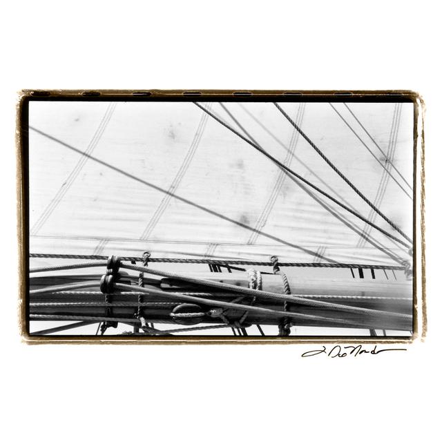 Under Sail IV by Laura DeNardo - Wrapped Canvas Print Borough Wharf Size: 81cm H x 122cm W x 3.8cm D on Productcaster.