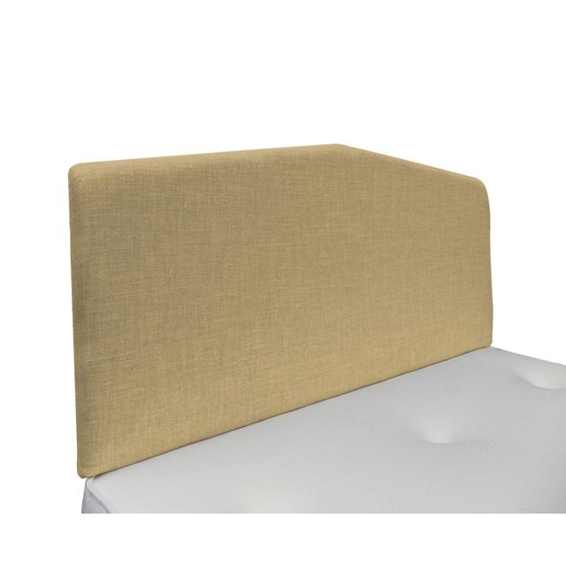 Burchett Upholstered Headboard 17 Stories Size: Single (3'), Upholstery: Naples Velvet, Colour: Ivory on Productcaster.